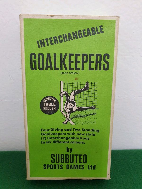 Subbuteo Set C133 Interchangeable Goalkeepers