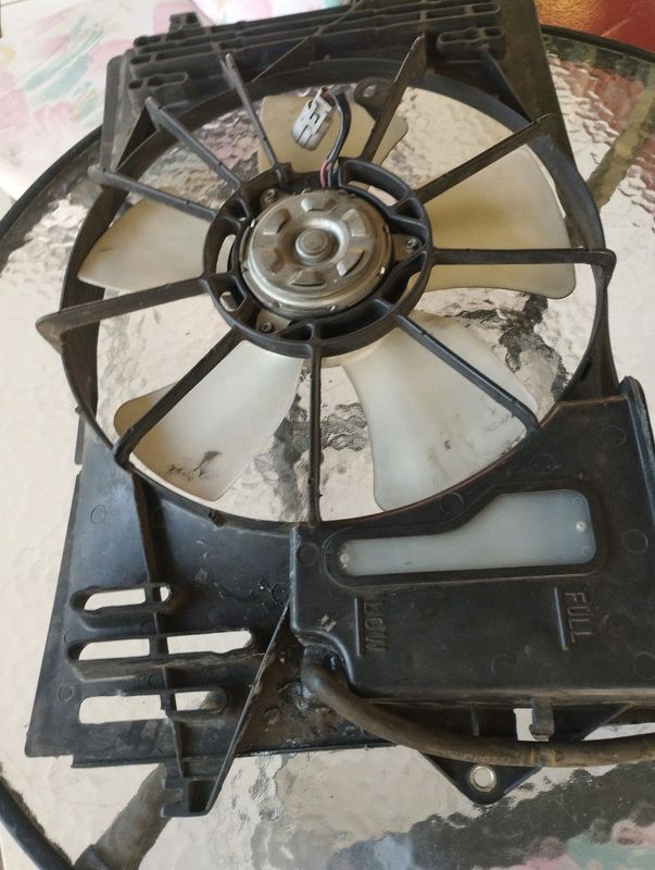 Coiling with fan for Toyota Corolla cockroach shape