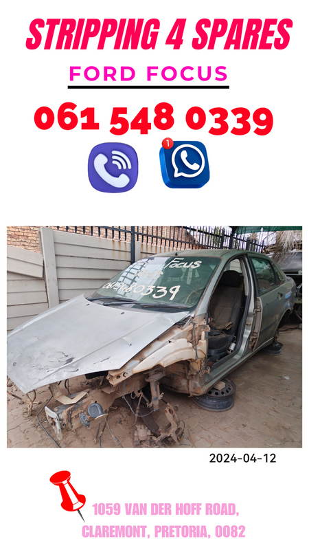 Ford focus stripping for spares Call or WhatsApp me 0615480339