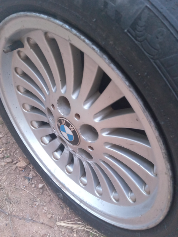 Bmw 16&#34; mag rims with tires