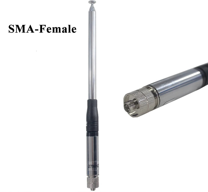 27MHz SMA Female Telescopic Antenna for CB Walkie Talkie