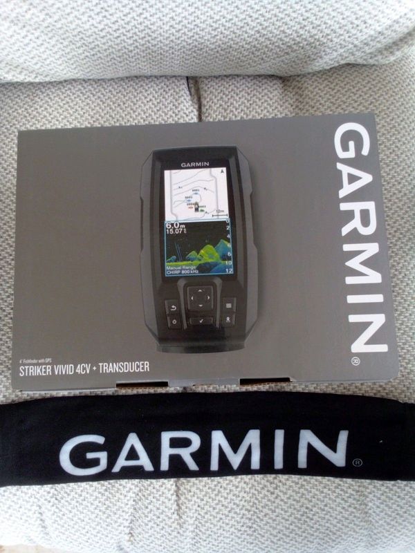 New Garmin Striker Vivid 4 CV with GT20 transducer