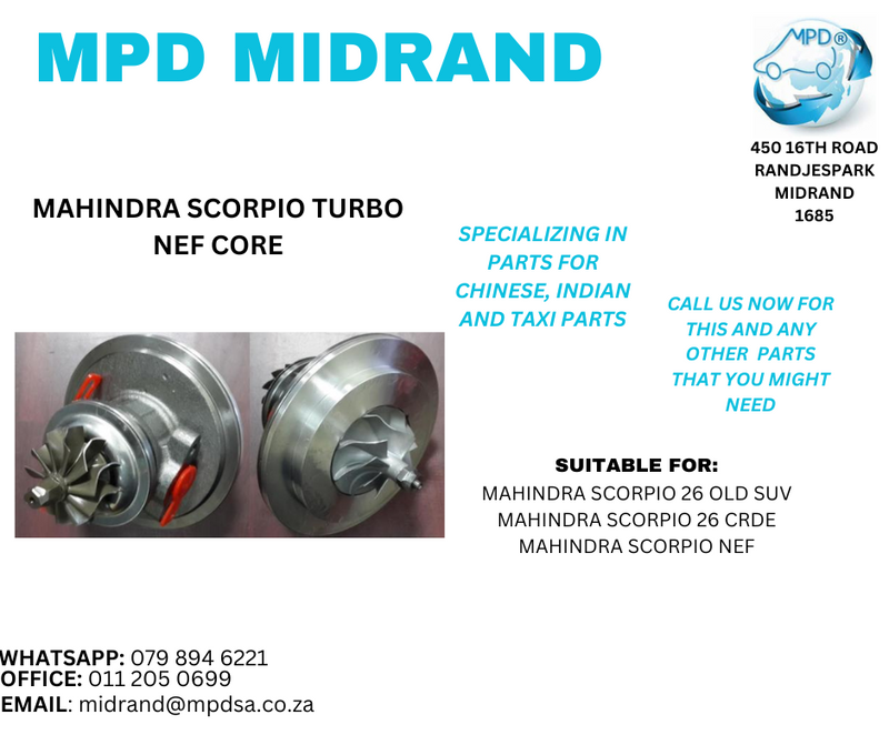 Mahindra Scorpio NEF, 26 Old SUV &amp; 26 CRDE - Turbo NEF Core