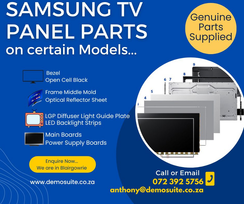 SAMSUNG TV SCREEN PARTS AVAILABLE TO ORDER