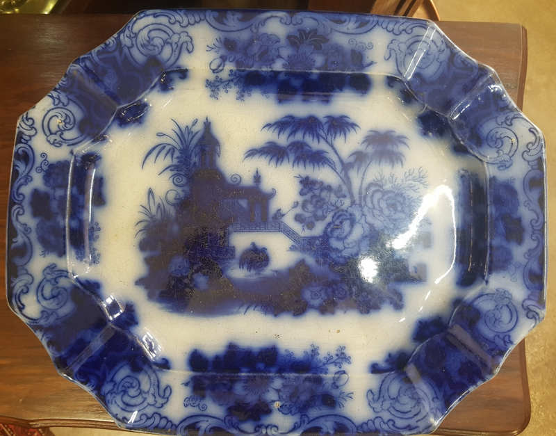 Blue Similar Plate ~ Circa 1802