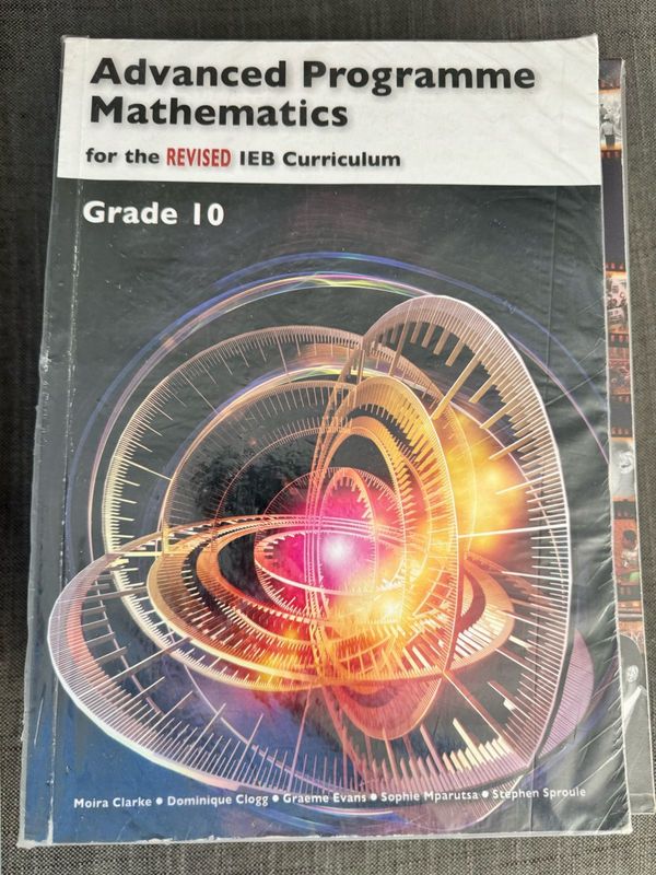 Advanced Programme Mathematics textbook grade 10