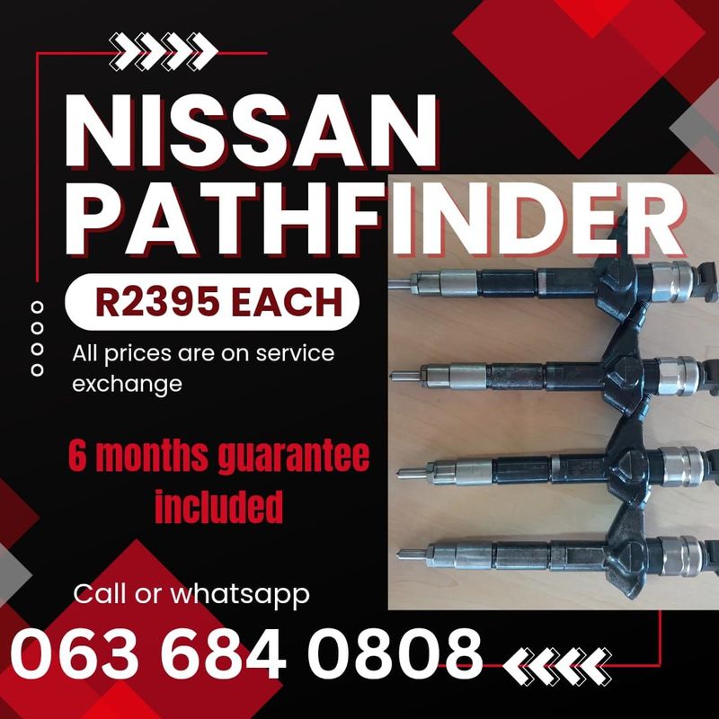 NISSAN PATHFINDER DIESEL INJECTORS FOR SALE WITH WARRANTY ON