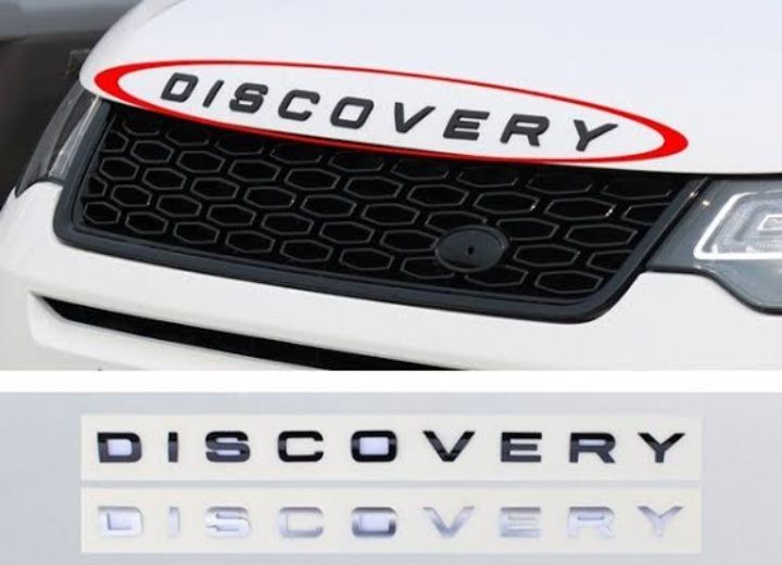 Land Rover Discovery bonnet badge letter sets