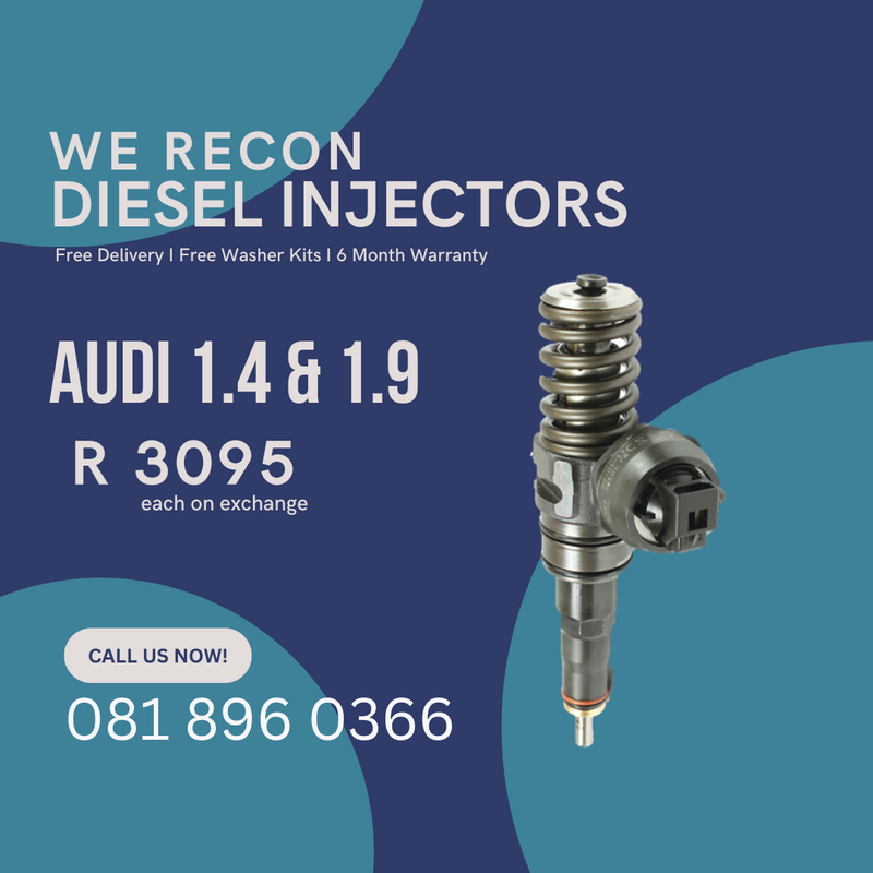 AUDI 1.4 &amp; 1.9 DIESEL INJECTORS FOR SALE WITH WARRANTY