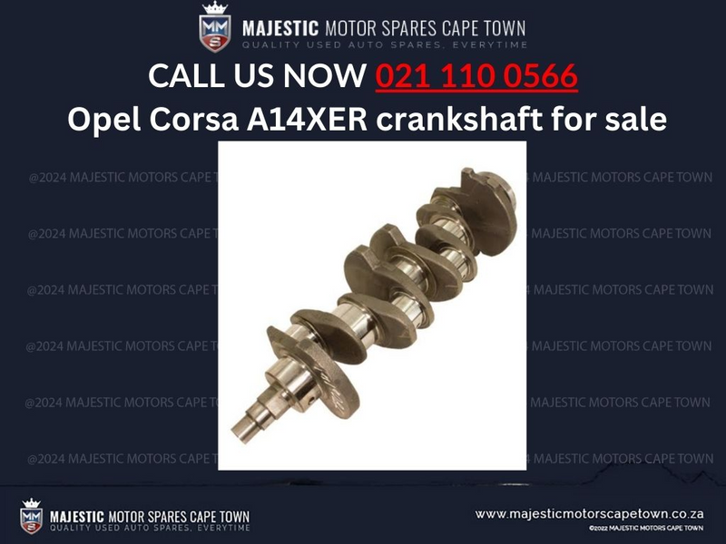 Opel Corsa A14XER crankshaft for sale