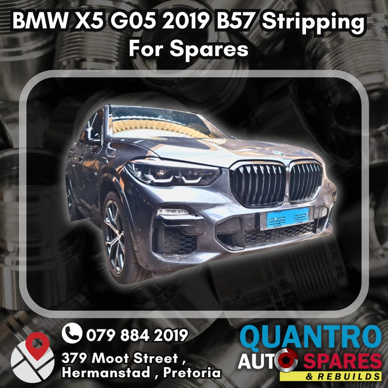 BMW X5 G05 2019 B57 Stripping For Spares
