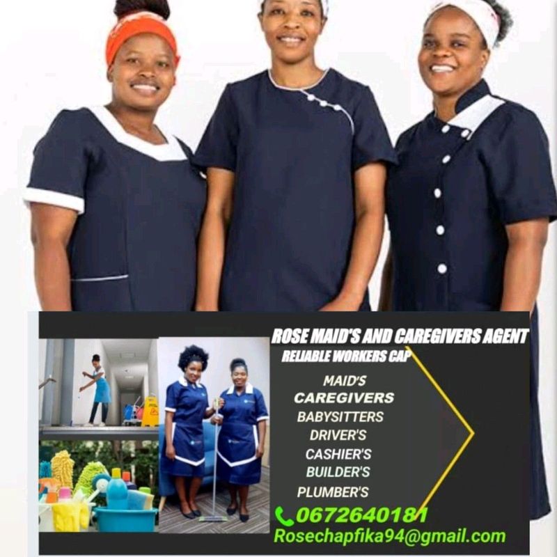 Reliable and trustworth maids garderners builders ,chef,cleaners