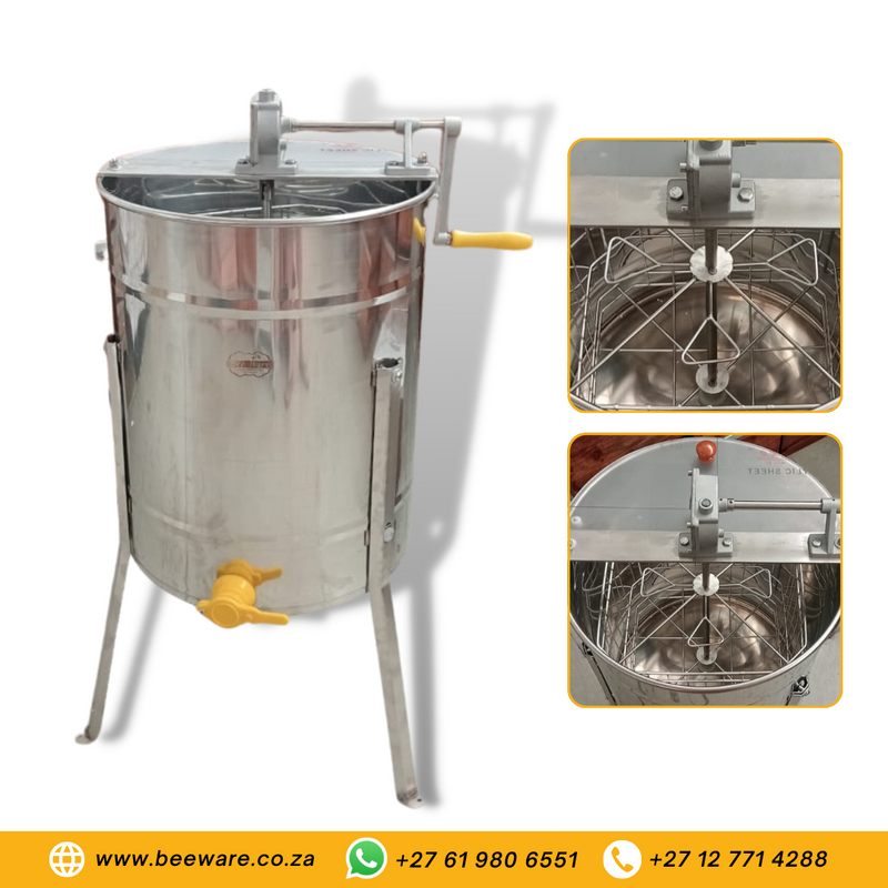 4-Frame Honey Extractor – Manual S/Steel