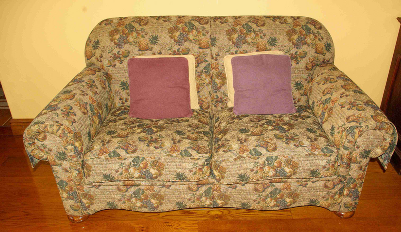 Double Couch and Two Chairs