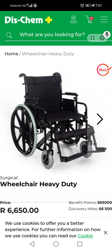 Heavy duty wheelchair