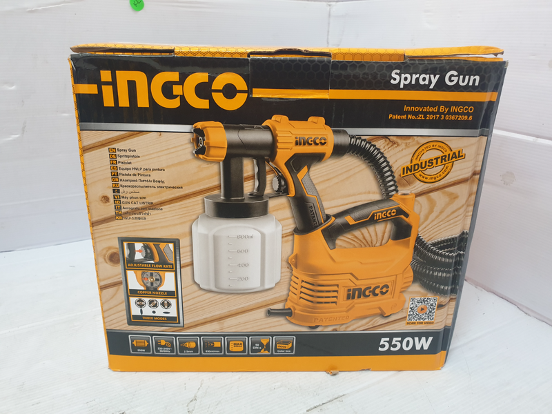 Ingco - Spray Gun / Paint Sprayer - Floor Based (550W)