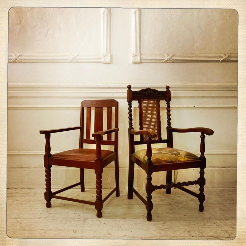 Oak armchair (L) - R1350Carver (R) - R1550
