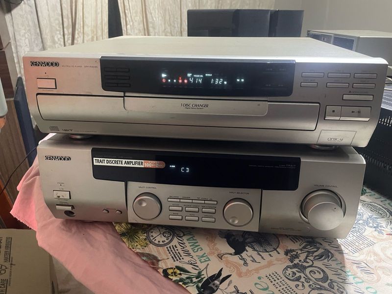 Kenwood amp and cd player