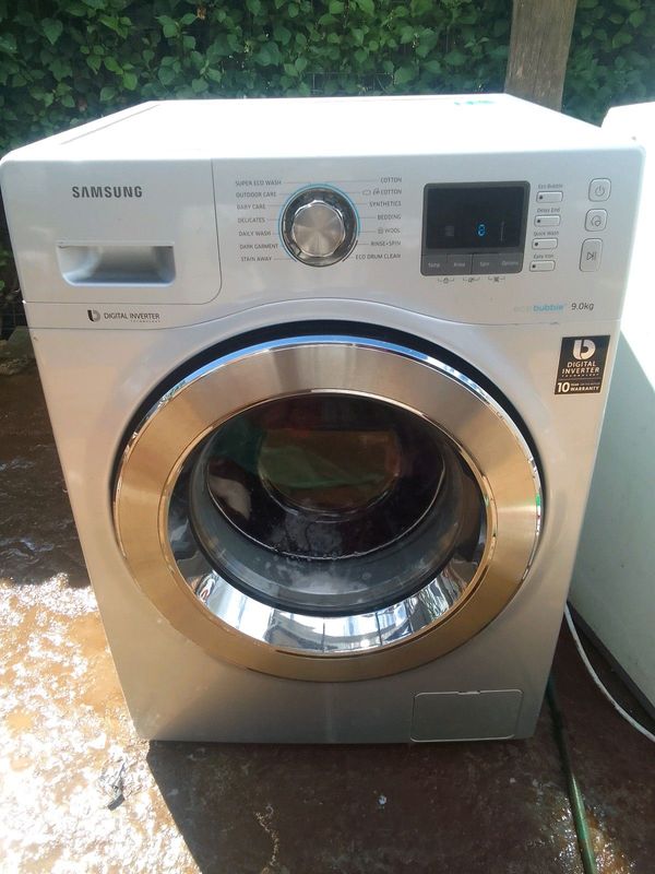 Samsung 9kg digital inverter washing machine working