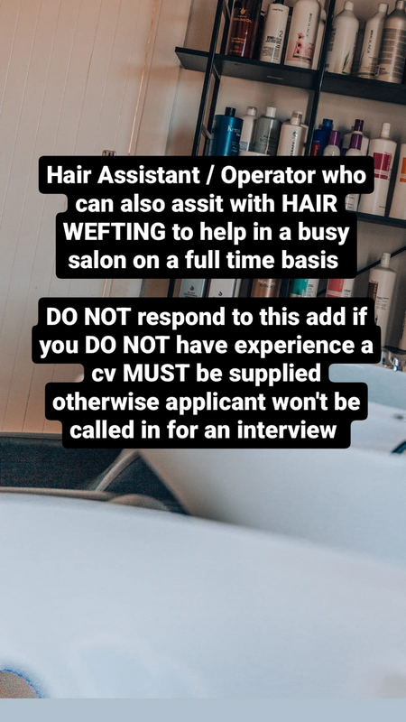 Hair Operator needed