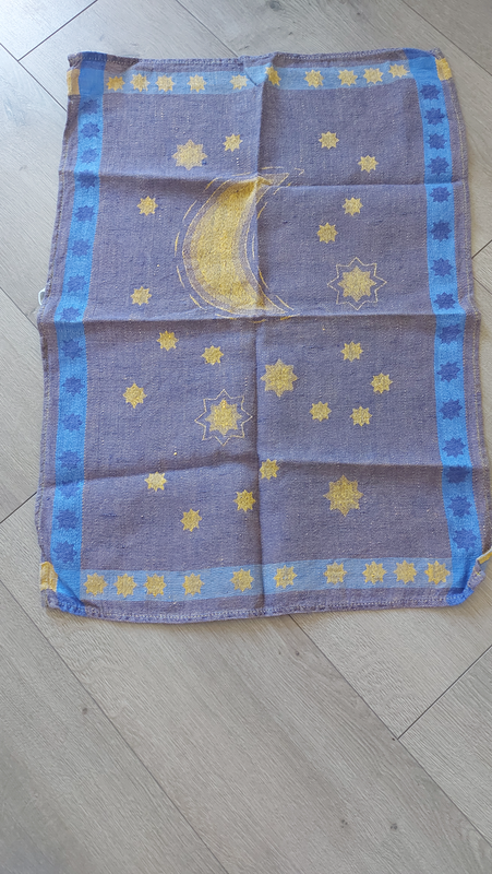 Reversible Dish Towel Moon and Stars