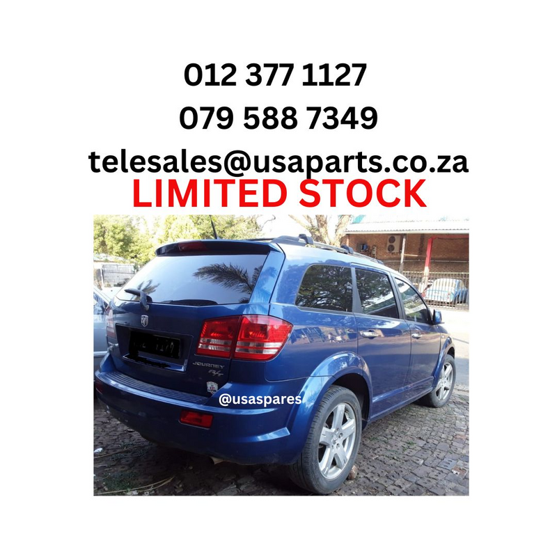Limited spare parts on Dodge Journey 2.7 RT.