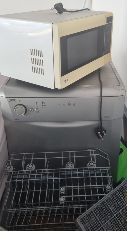 defy dishwasher and LG microwave