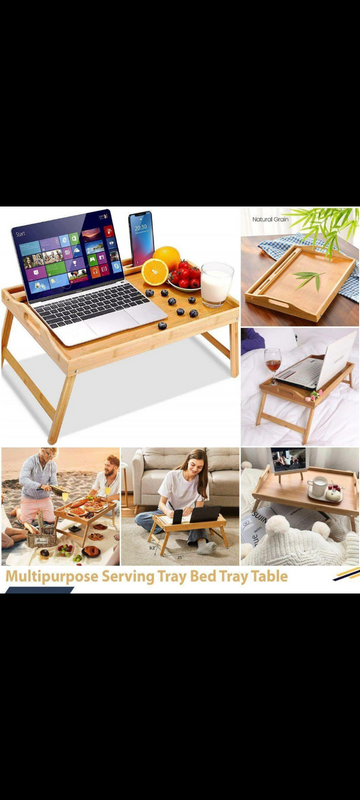 Serving tray wooden or laptop table