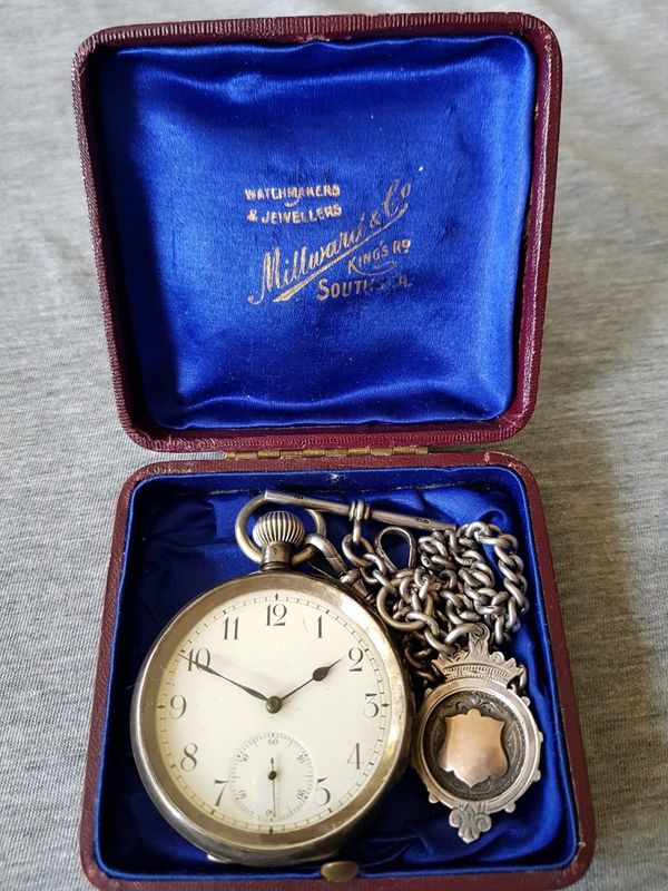Antique 1897 Omega Labrador Watch