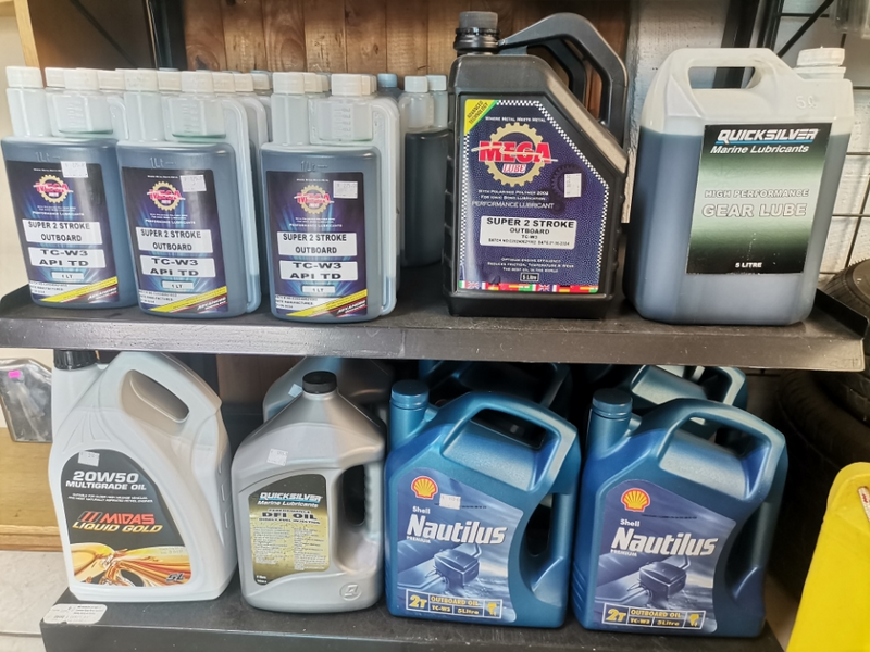 Outboard Oil, Carb Cleaner, Coolant, Motor Oil and more