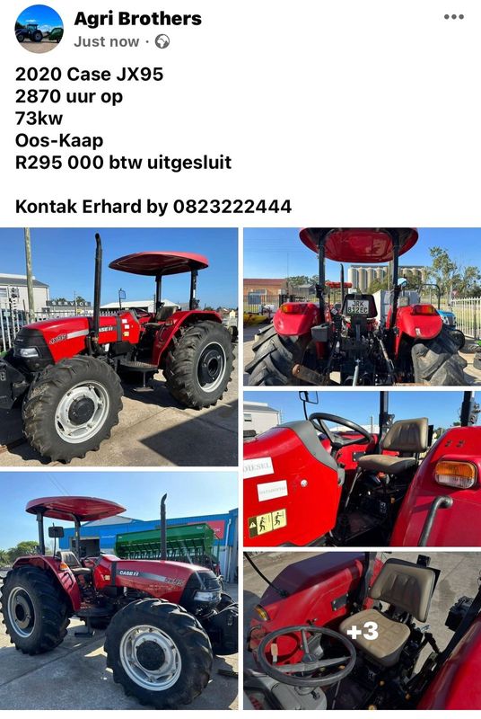 Case JX95 tractor