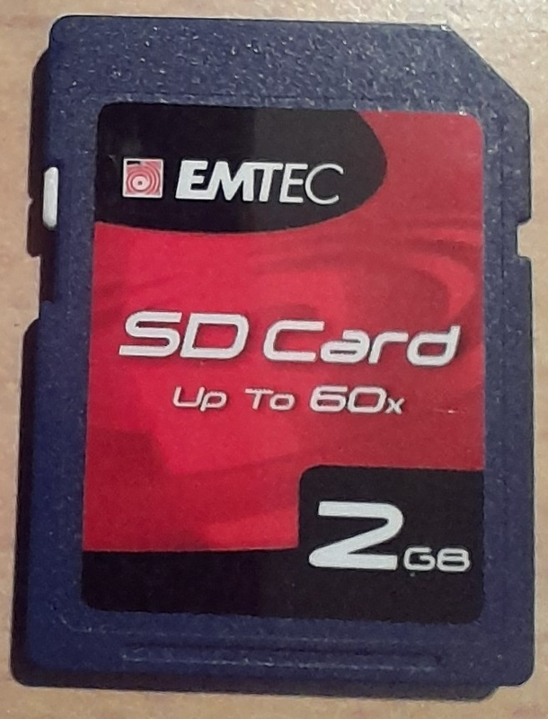 EMTEC 2GB SD Card