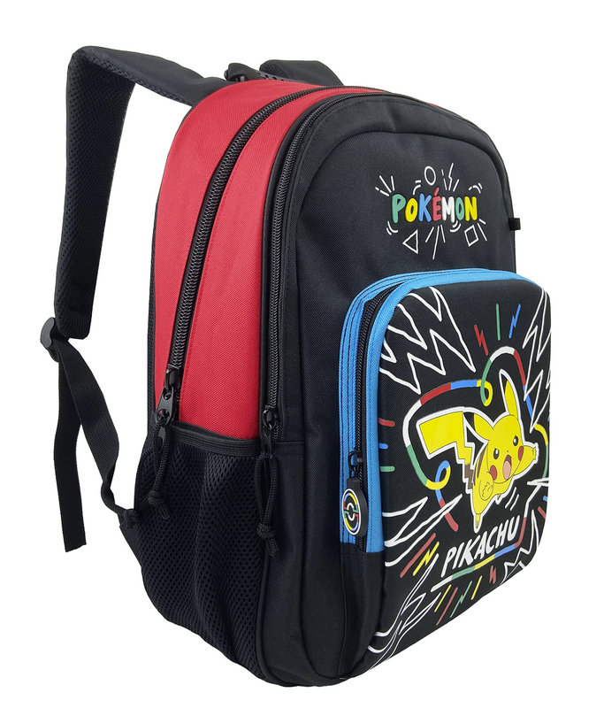 Pokemon: Pikachu Colourful School Backpack - 42cm (New)