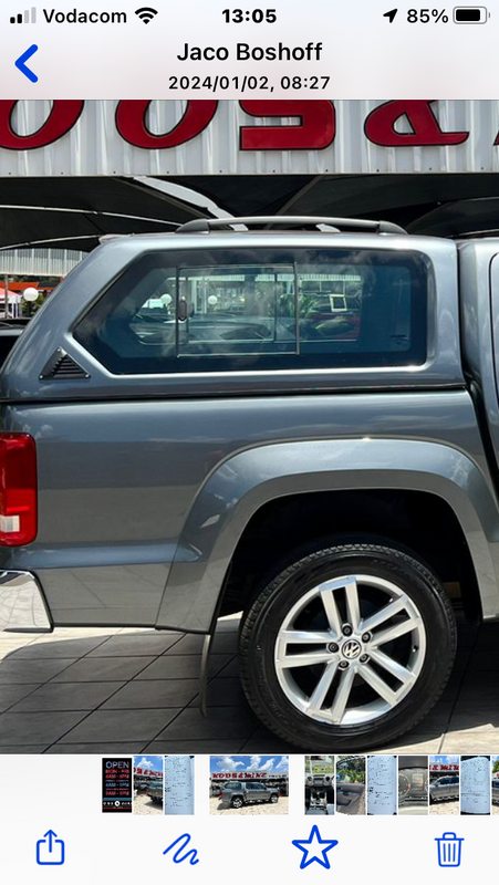 Amarok 2016 Beekman Canopy D/Cab