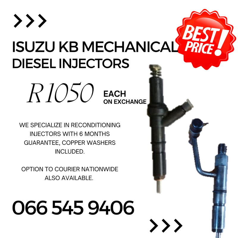 Isuzu KB280 diesel injectors for sale on exchange