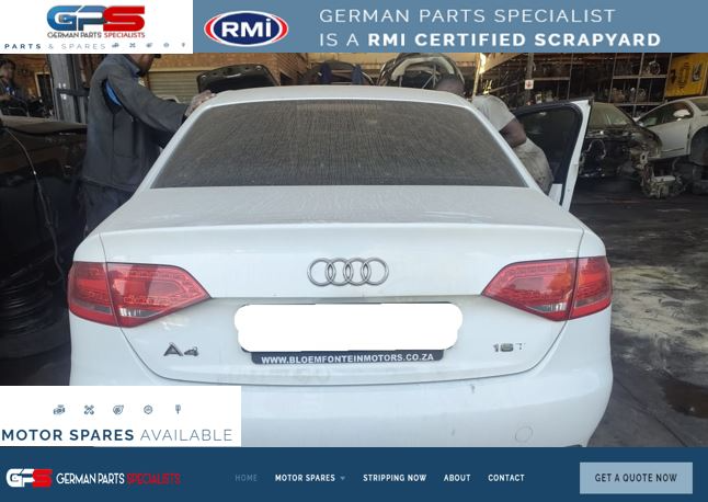 AUDI A4 2011 USED REPLACEMENT BOOT LID FOR SALE