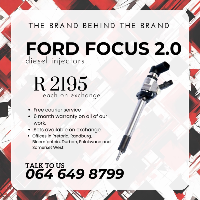 Ford Focus 2.0 diesel injectors for sale on exchange