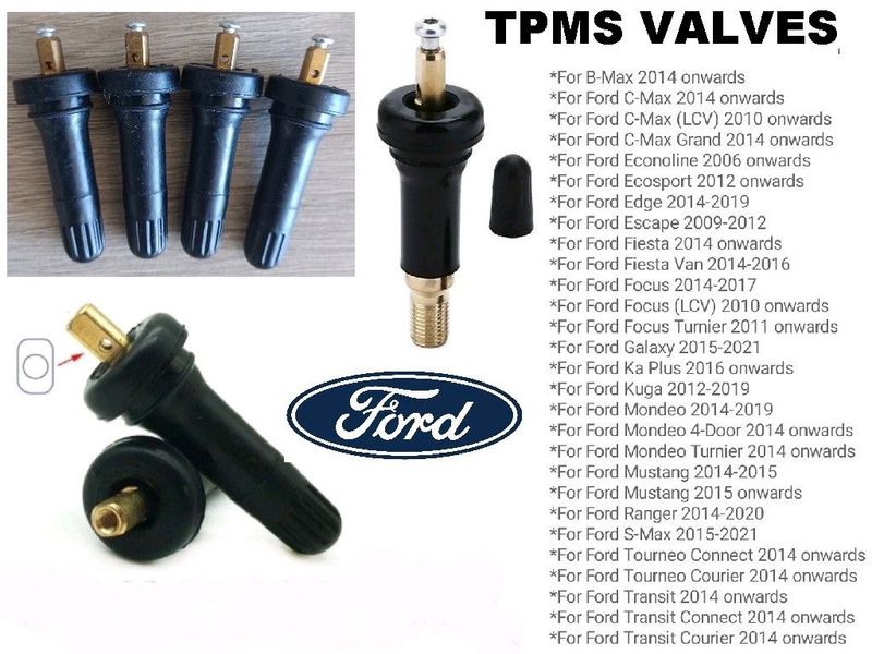 Ford TPMS tyre valves stems