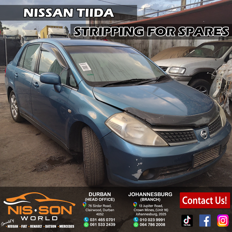 NISSAN TIIDA STRIPPING FOR SPARES