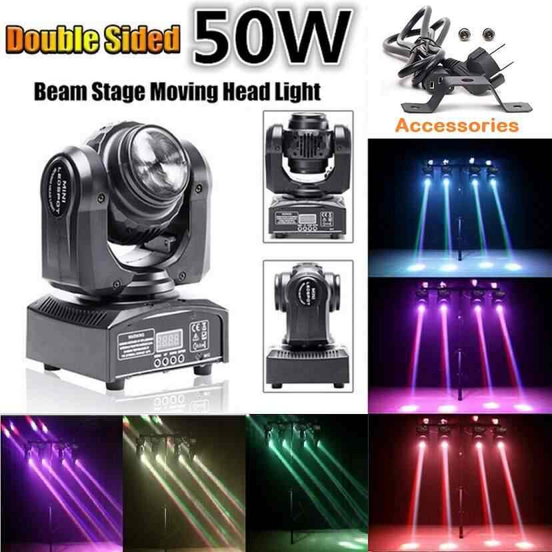 Professional Double Faced DJ Disco, Party, Stage LED Moving Head DMX512 Light. Brand New Products.