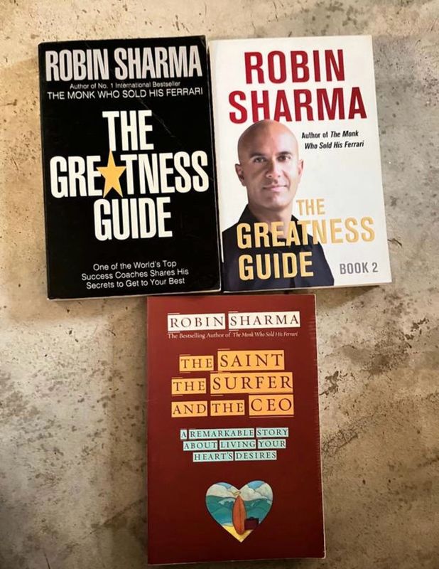 Robin Sharma books for sale All three for R400