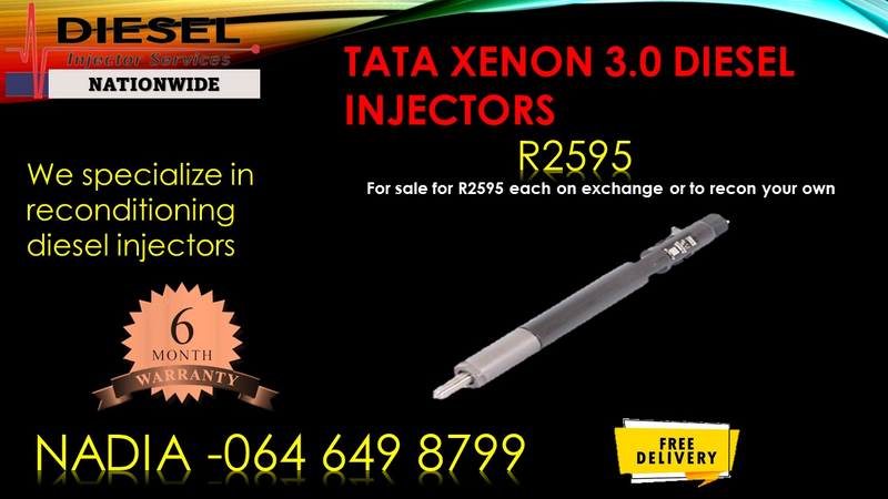 TATA DIESEL INJECTORS FOR SALE OR WE CAN RECON YOUR OWN WITH 6 MONTHS WARRANTY