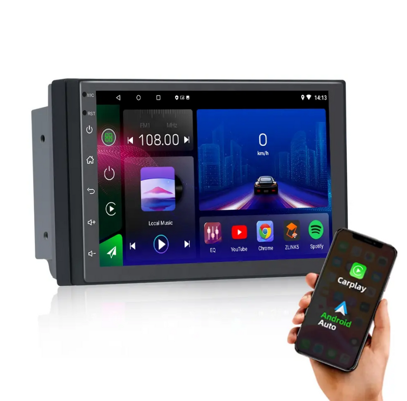 UNIVERSAL ANDROID 2 DIN BLUETOOTH MEDIA UNIT