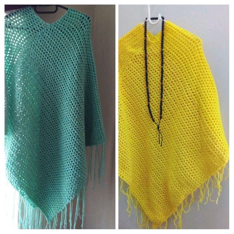 Pochos yellow and mint green