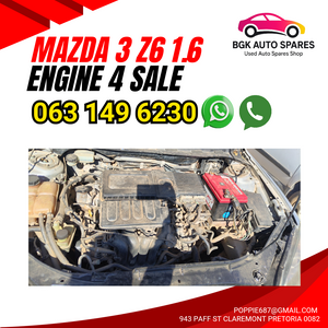 Mazda 3 z6 1.6 engine complete Whatsapp me 0615350116