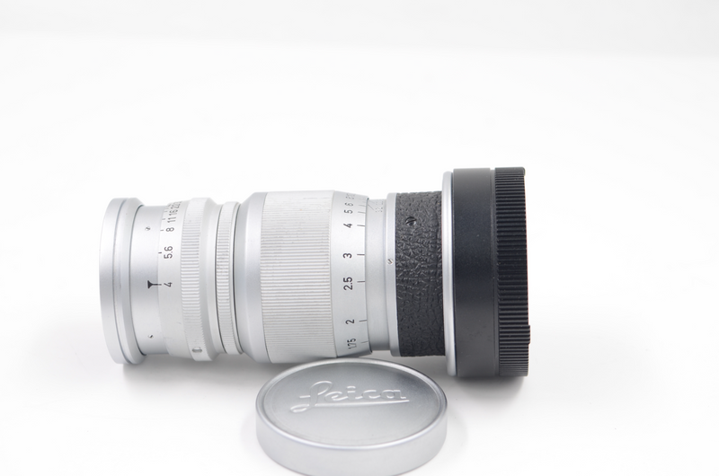 Leitz/ Leica 90mm Elmar F4 lens in Leica Thread Mount