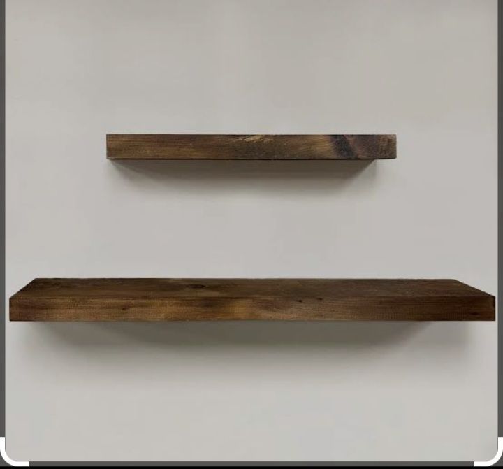 Floating shelves