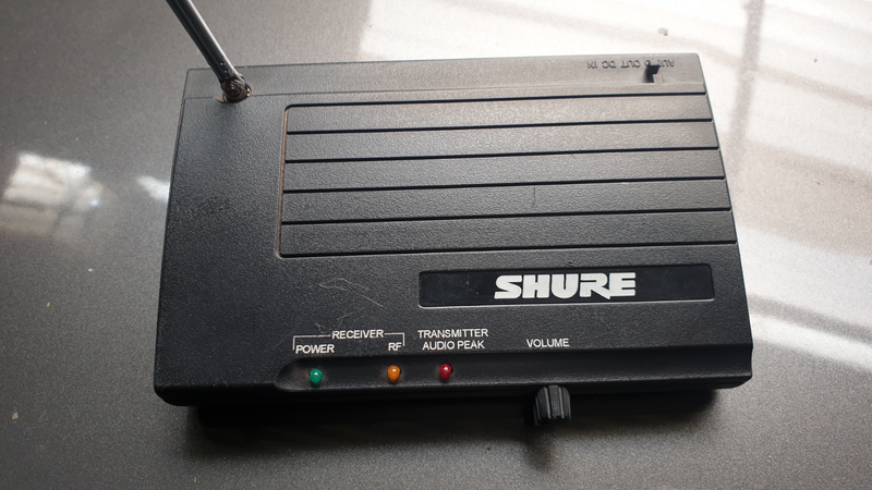 Shure wireless mic receiver