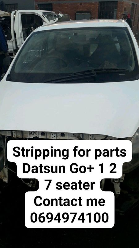 Datsun go&#43; stripping parts , contact 0694974100