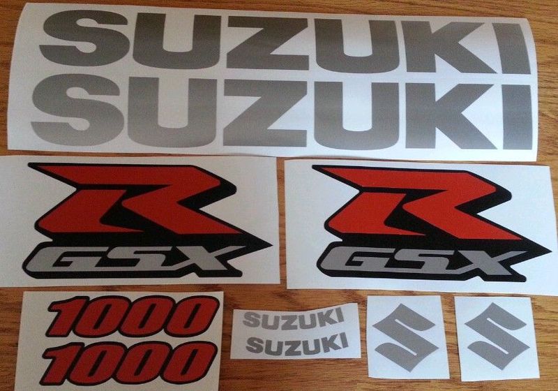 Suzuki GSXR / SRAD fairing decals sticker kits - For all years and mod